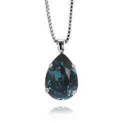 Halsband Mini Drop Montana (Rhodium)>Caroline Svedbom New