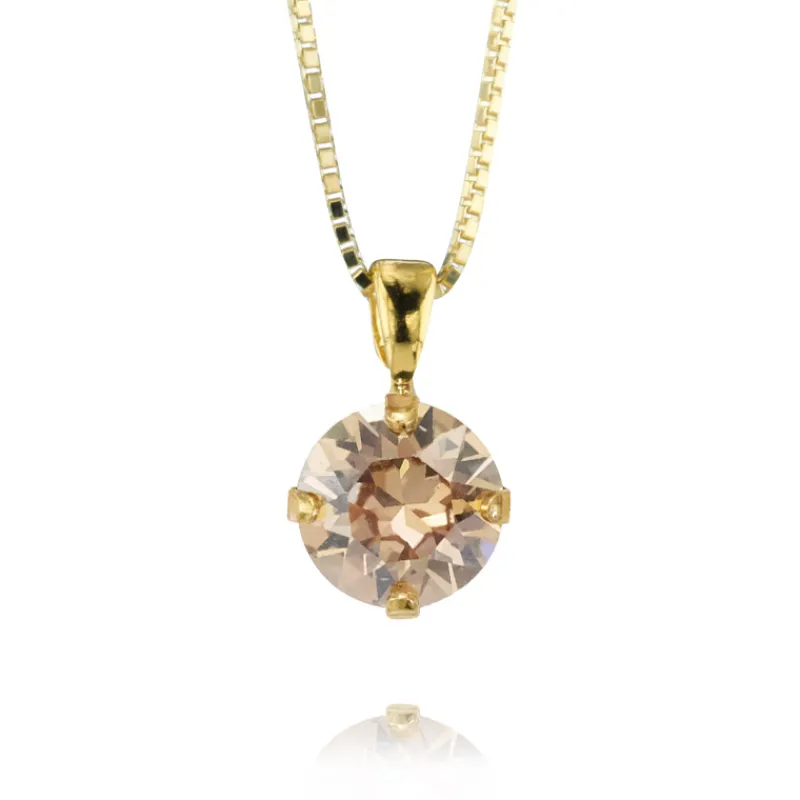 Halsband Classic Stud Golden Shadow (Guld)>Caroline Svedbom Outlet