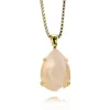 Halsband Mini Drop Ivory Cream (Guld)>Caroline Svedbom Discount