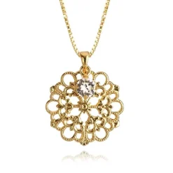 Halsband Andrea Crystal (Guld)>Caroline Svedbom Hot