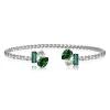 Caroline Svedbom Isa Armband Rhodium / Green Combo>Caroline Svedbom Armband Discount
