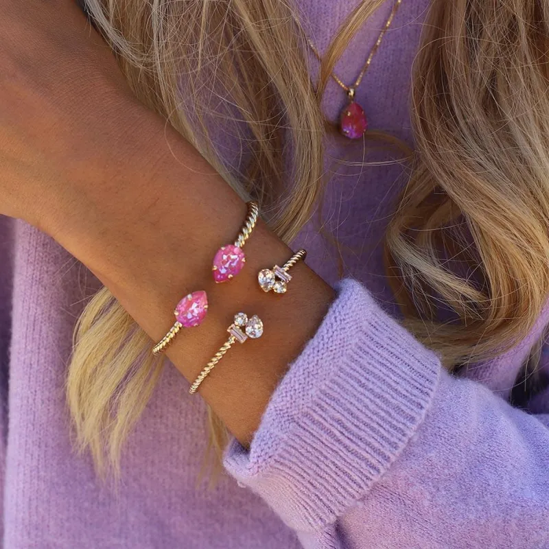 Caroline Svedbom Isa Armband Guld / Light Peach Combo>Caroline Svedbom Armband Discount