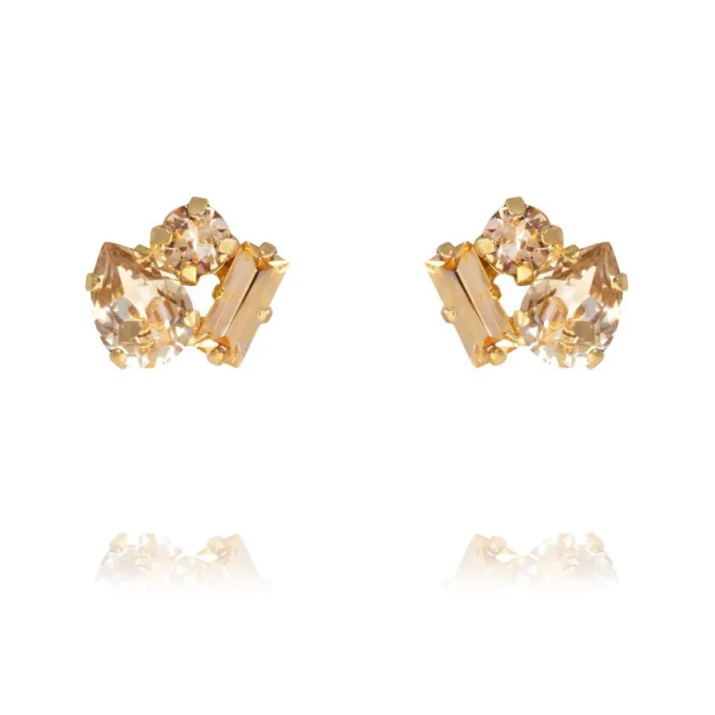 Isa Örhängen / Light Peach Combo (Guld)>Caroline Svedbom New
