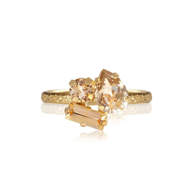 Isa Ring / Light Peach Combo (Guld)>Caroline Svedbom Best