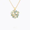 Kassandra Halsband/ Blue Combo (Guld)>Caroline Svedbom Best
