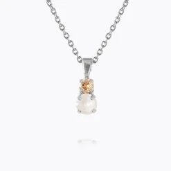Leah Halsband / Electric White Combo (Rhodium)>Caroline Svedbom Outlet
