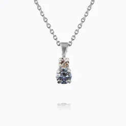 Caroline Svedbom Leah Halsband/ Blue Combo (Rhodium)>Caroline Svedbom Halsband Clearance