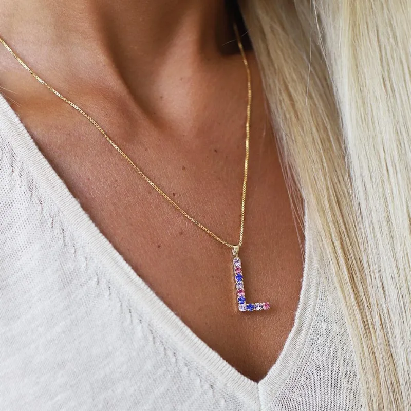 Letter L Halsband / (Guld)>Caroline Svedbom Outlet