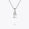 Love Pearl Halsband / Pearl + Crystal (Rhodium)>Caroline Svedbom Discount