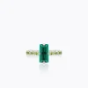 Caroline Svedbom Lucy Ring / Emerald + Peridot – Rhodium>Caroline Svedbom Ringar Clearance