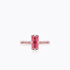 Caroline Svedbom Lucy Ring / Rose + Light Rose – Rhodium>Caroline Svedbom Ringar