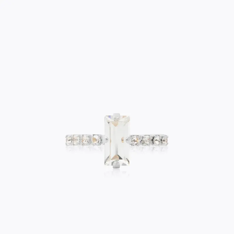 Caroline Svedbom Lucy Ring / Crystal – Rhodium>Caroline Svedbom Ringar Best