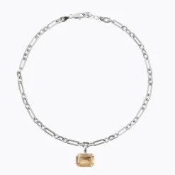Lydia Kedja Halsband / Golden Shadow (Rhodium)>Caroline Svedbom