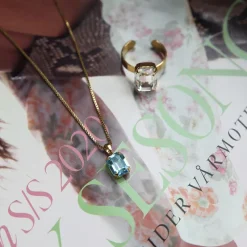 Lydia Ring / Crystal (Guld)><noscript><img width=