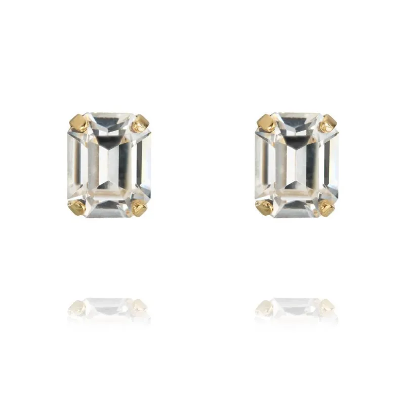 Lydia Stud Örhängen / Crystal (Guld)>Caroline Svedbom