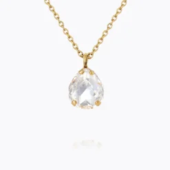 Mini Carlotta Halsband / Crystal (Guld)>Caroline Svedbom Discount