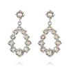Mini Delia Örhängen/ Crystal (Rhodium)>Caroline Svedbom Clearance