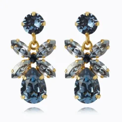 Caroline Svedbom Mini Dione Örhängen/ Denim Blue + Blue Shade (Guld)>Caroline Svedbom Örhängen New