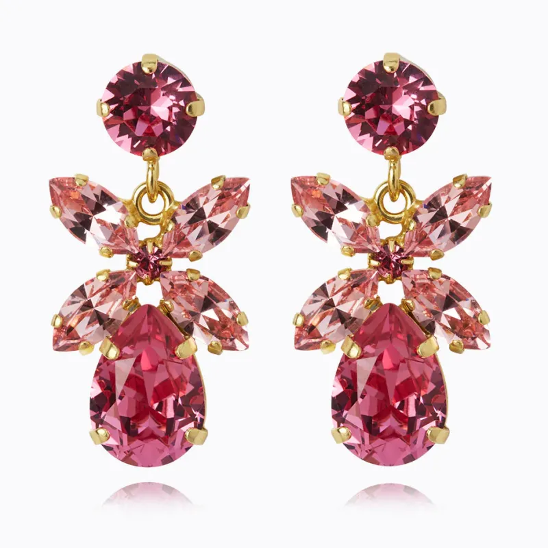 Caroline Svedbom Mini Dione Örhängen/Light Rose + Rose (Guld)>Caroline Svedbom Örhängen Outlet