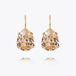 Mini Drop Clasp Örhängen / Light Peach (Guld)>Caroline Svedbom Hot