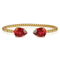 Caroline Svedbom Mini Drop Armband Guld / Scarlet>Caroline Svedbom Armband Discount