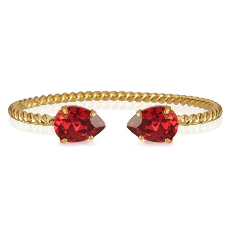 Caroline Svedbom Mini Drop Armband Guld / Scarlet>Caroline Svedbom Armband Discount