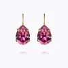 Mini Drop Clasp Örhängen, Dark Rose – Guld>Caroline Svedbom Outlet