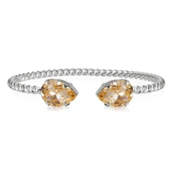 Caroline Svedbom Mini Drop Armband Rhodium / Light Peach>Caroline Svedbom Armband Best