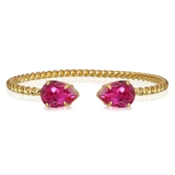 Caroline Svedbom Mini Drop Armband Guld / Fuchsia>Caroline Svedbom Armband Discount