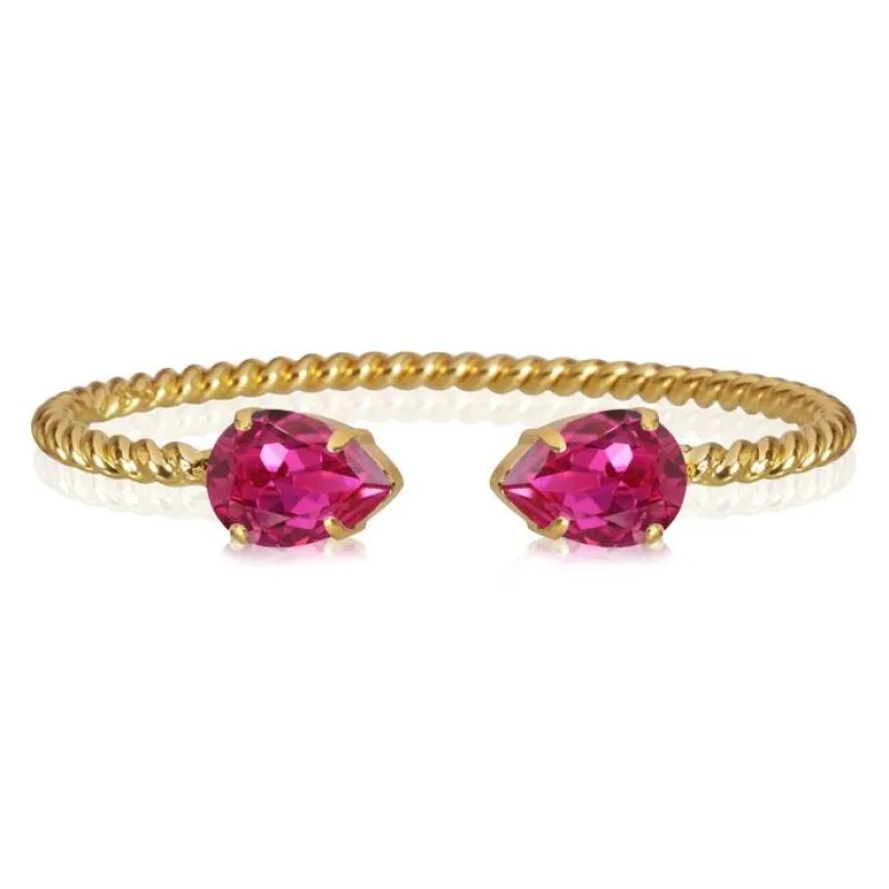 Caroline Svedbom Mini Drop Armband Guld / Fuchsia>Caroline Svedbom Armband Discount