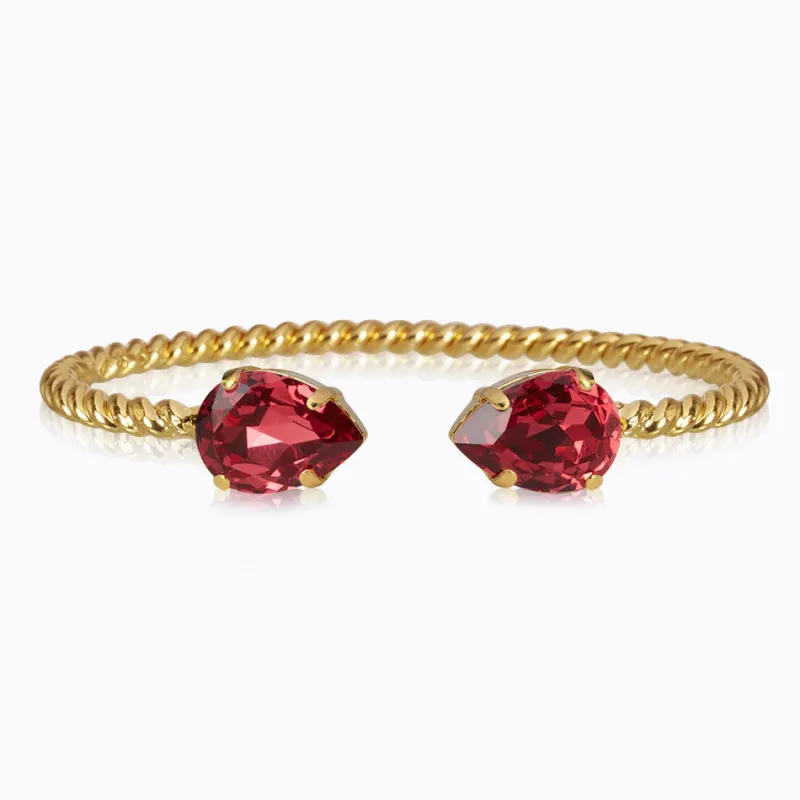 Caroline Svedbom Mini Drop Armband / Mulberry Red (Guld)>Caroline Svedbom Armband Discount
