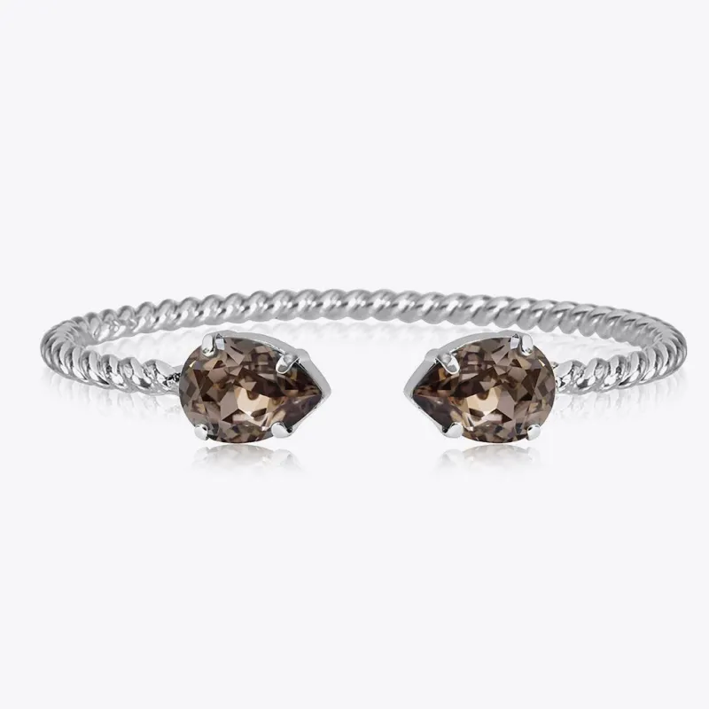 Caroline Svedbom Mini Drop Armband Rhodium / Greige>Caroline Svedbom Armband New
