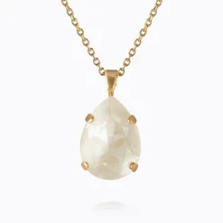 Mini Drop Halsband/ Linen Ignite (Guld)>Caroline Svedbom Clearance