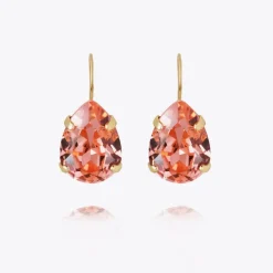 Mini Drop Clasp Örhängen/ Rose Peach (Guld)>Caroline Svedbom Clearance
