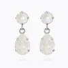 Mini Drop Örhängen / Electric White (Rhodium)>Caroline Svedbom Best