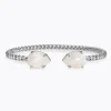 Caroline Svedbom Mini Drop Armband / Electric White (Rhodium)>Caroline Svedbom Armband Outlet
