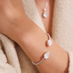 Caroline Svedbom Mini Drop Armband / Electric White (Rhodium)>Caroline Svedbom Armband Outlet