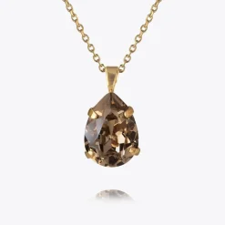 Mini Drop Halsband/ Greige (Guld)>Caroline Svedbom Outlet