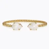 Caroline Svedbom Mini Drop Armband / Electric White (Guld)>Caroline Svedbom Armband Hot