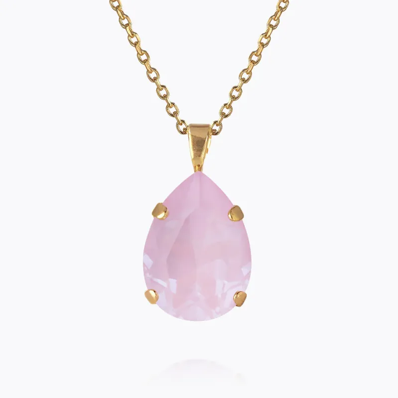 Mini Drop Halsband / Soft Pink (Guld)>Caroline Svedbom