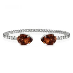 Caroline Svedbom Mini Drop Armband Rhodium / Smoked Topaz>Caroline Svedbom Armband Hot