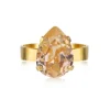 Mini Drop Ring Guld / Light Peach>Caroline Svedbom New
