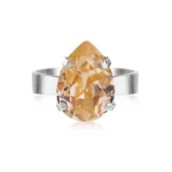 Mini Drop Ring Guld / Light Peach><noscript><img width=