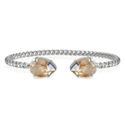 Caroline Svedbom Mini Drop Armband Rhodium / Golden Shadow>Caroline Svedbom Armband Discount