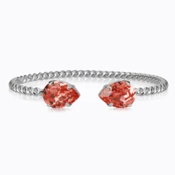 Caroline Svedbom Mini Drop Armband/ Rose Peach (Rhodium)>Caroline Svedbom Armband Online