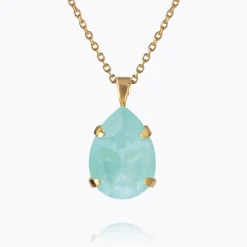 Mini Drop Halsband / Soft Mint (Guld)>Caroline Svedbom Hot