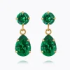Mini Drop Örhängen / Majestic Green (Guld)>Caroline Svedbom Discount