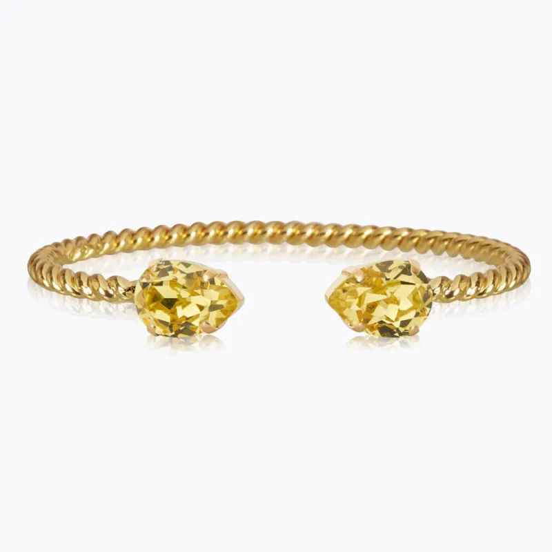 Caroline Svedbom Mini Drop Armband, ReCreated™ Dark Jonquil – Guld>Caroline Svedbom Armband