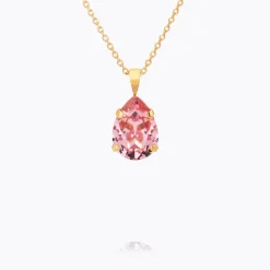 Mini Drop Halsband/ Light Rose (Guld)>Caroline Svedbom New