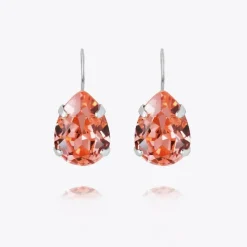 Mini Drop Clasp Örhängen/ Rose Peach (Rhodium)>Caroline Svedbom Hot